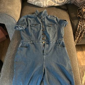 jean jumpsuit